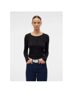 Top manches longues lisa noir femme - Vero Moda