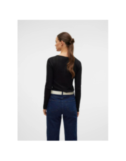 Top manches longues lisa noir femme - Vero Moda