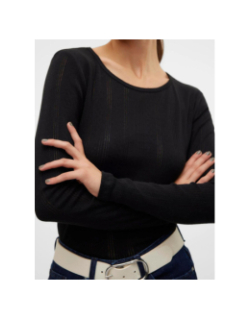 Top manches longues lisa noir femme - Vero Moda