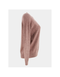Pull col rond lesly king rose femme - Only