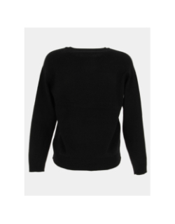 Pull col rond lesly king noir femme - Only