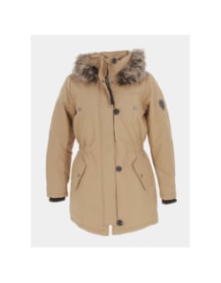 Blouson parka d'hiver iris beige femme - Only