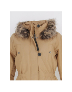Blouson parka d'hiver iris beige femme - Only