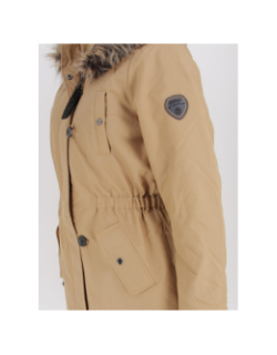 Blouson parka d'hiver iris beige femme - Only