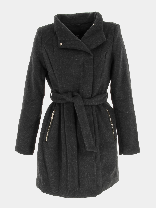 Manteau à ceinture wodope gris femme - Vero Moda
