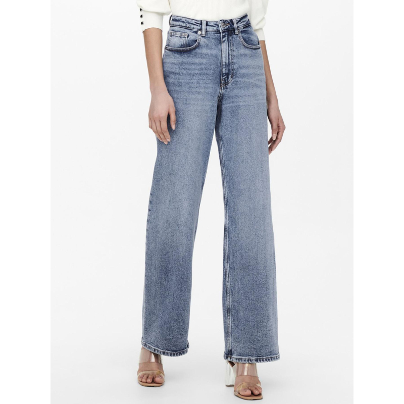 Jean large juicy life bleu femme - Only