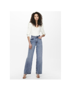 Jean large juicy life bleu femme - Only