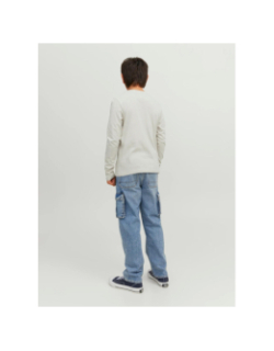 T-shirt manches longues arthur beige garçon - Jack & Jones