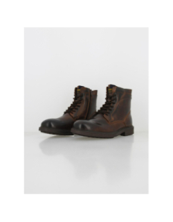 Boots en cuir delaney marron homme - Jack & Jones