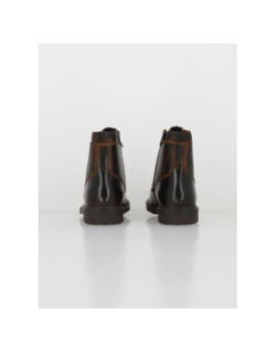 Boots en cuir delaney marron homme - Jack & Jones