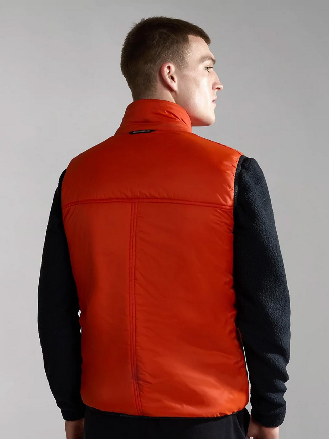 Doudoune sans manche hubert orange homme - Napapijri