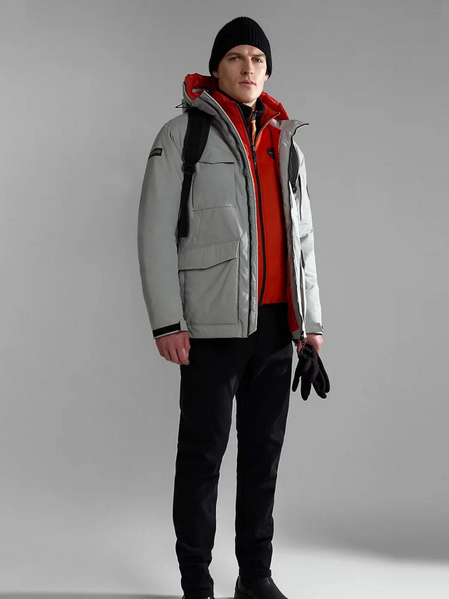 Doudoune sans manche hubert orange homme - Napapijri