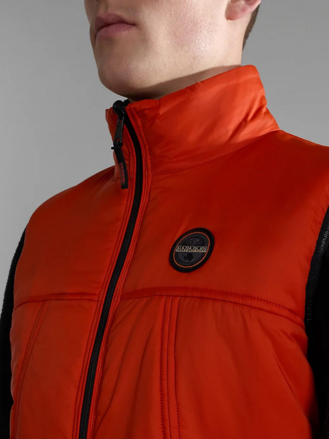 Doudoune sans manche hubert orange homme - Napapijri