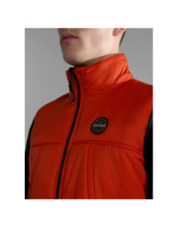 Doudoune sans manche hubert orange homme - Napapijri