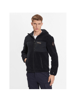 Veste polaire sherpa yupik noir homme Napapijri wimod