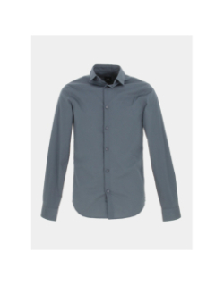 Chemise manches longues slate gris homme - Armani Exchange