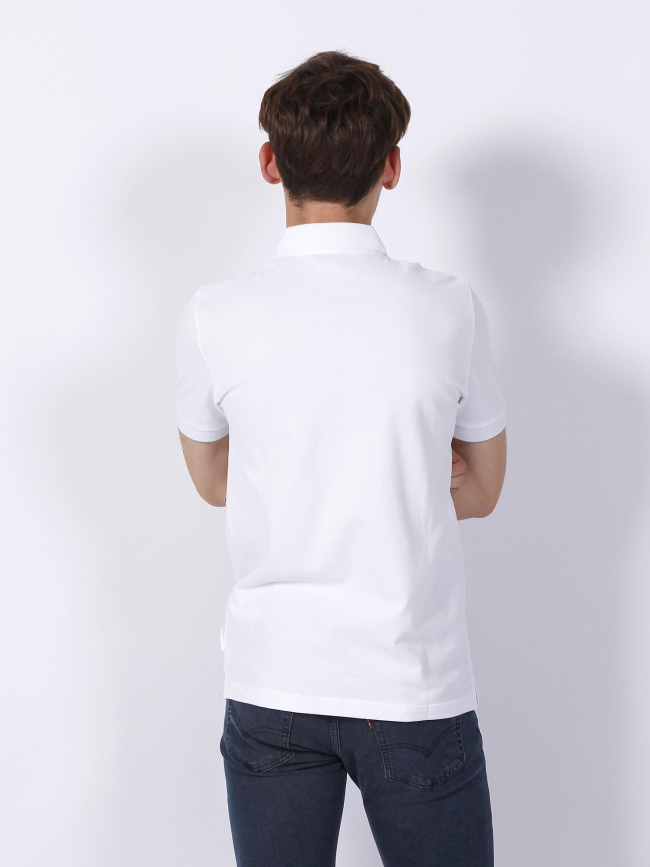 Polo manches courtes basique blanc homme - Armani Exchange