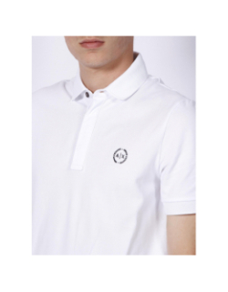 Polo manches courtes basique blanc homme - Armani Exchange