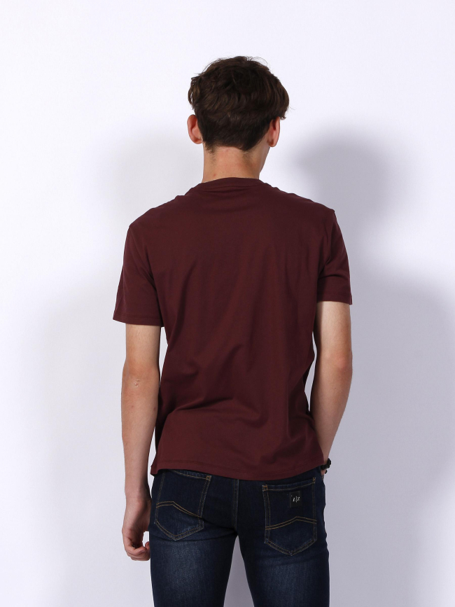 T-shirt vineyard basique logo bordeaux homme - Armani Exchange