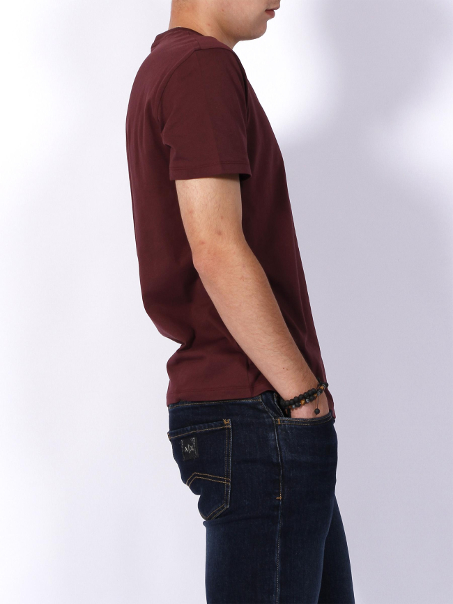 T-shirt vineyard basique logo bordeaux homme - Armani Exchange