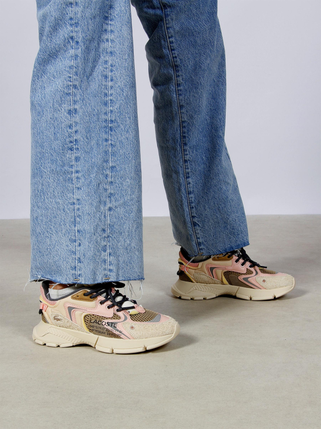 Baskets transitional active rose femme - Lacoste