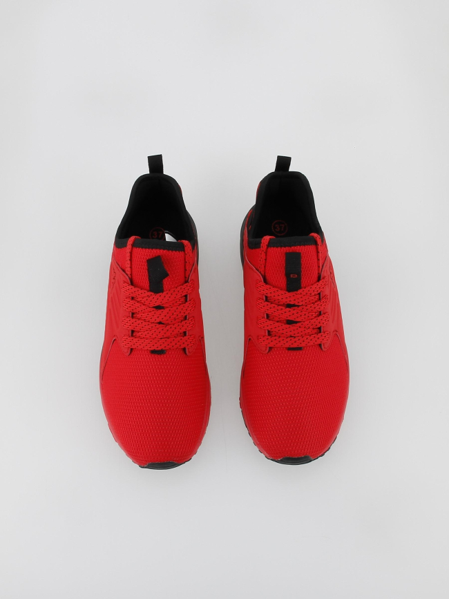 Baskets san puerto lace noir rouge enfant - Kappa