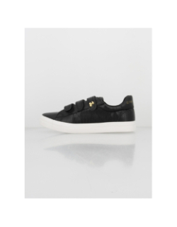 Baskets basses vic python noir femme - Le Temps Des Cerises