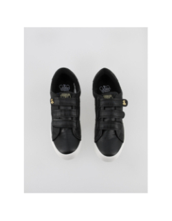 Baskets basses vic python noir femme - Le Temps Des Cerises