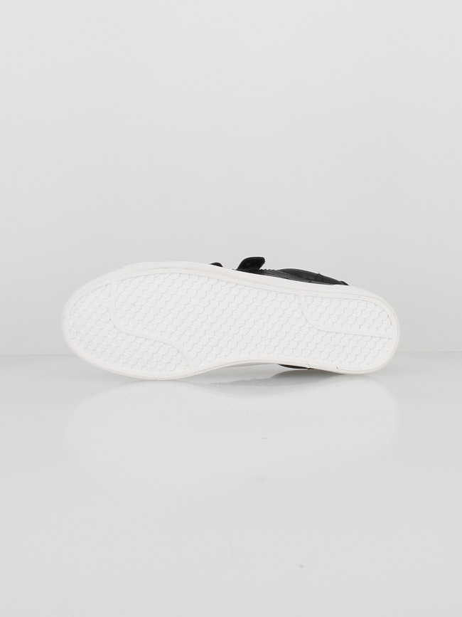 Baskets basses vic python noir femme - Le Temps Des Cerises