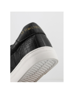 Baskets basses vic python noir femme - Le Temps Des Cerises