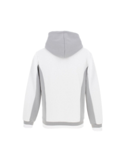 Sweat à capuche bicolore blanc gris homme - Project X Paris