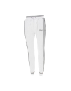 Jogging bicolore signature blanc gris homme - Project X Paris