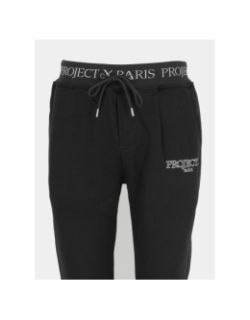 Jogging uni bande logo noir homme - Project X Paris