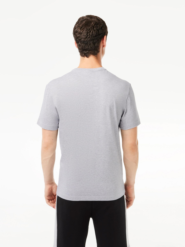 T-shirt core graphics gris chiné homme - Lacoste