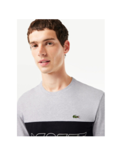 T-shirt core graphics gris chiné homme - Lacoste