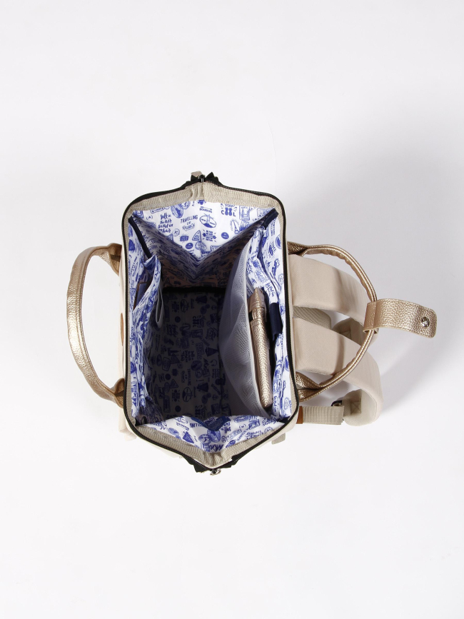 Sac à dos medium adventurer alger blanc - Cabaïa