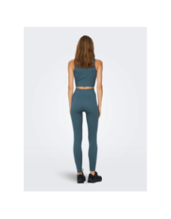 Legging côtelé jaia life play bleu femme - Only