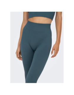 Legging côtelé jaia life play bleu femme - Only