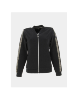 Veste dhafno avec imprimé noir femme - Sun Valley