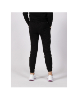 Jogging touch maille slim noir femme - Sunvalley