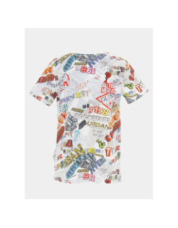 T-shirt magazine print multicolore enfant - Guess