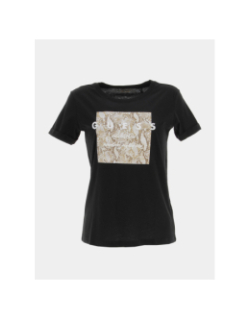 T-shirt éco python noir femme - Guess