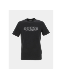 T-shirt rubber noir homme - Guess