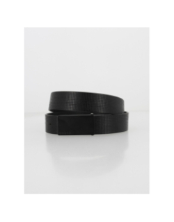 Ceinture en cuir glam placket noir homme - Guess