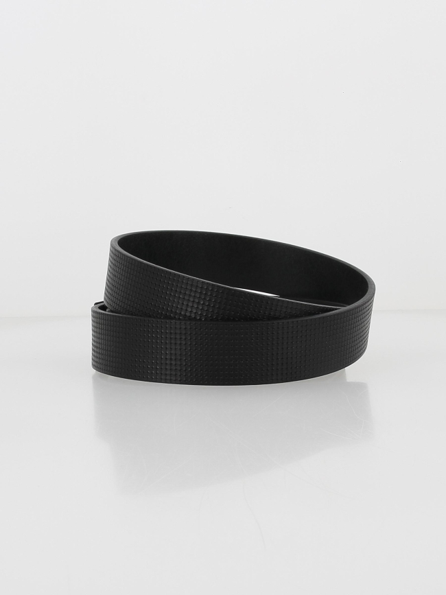 Ceinture en cuir glam placket noir homme - Guess