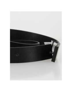 Ceinture en cuir glam placket noir homme - Guess