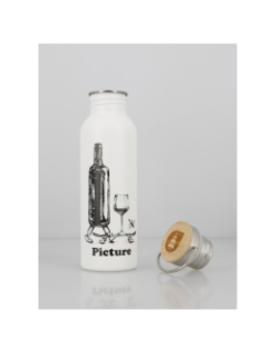 Gourde hampton verre vin 750ml blanc - Picture