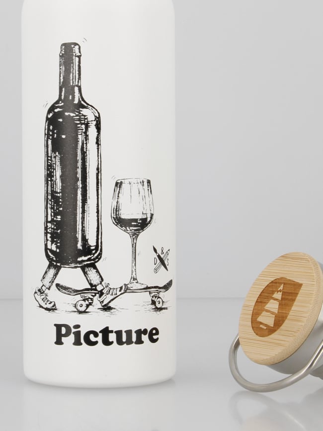 Gourde hampton verre vin 750ml blanc - Picture