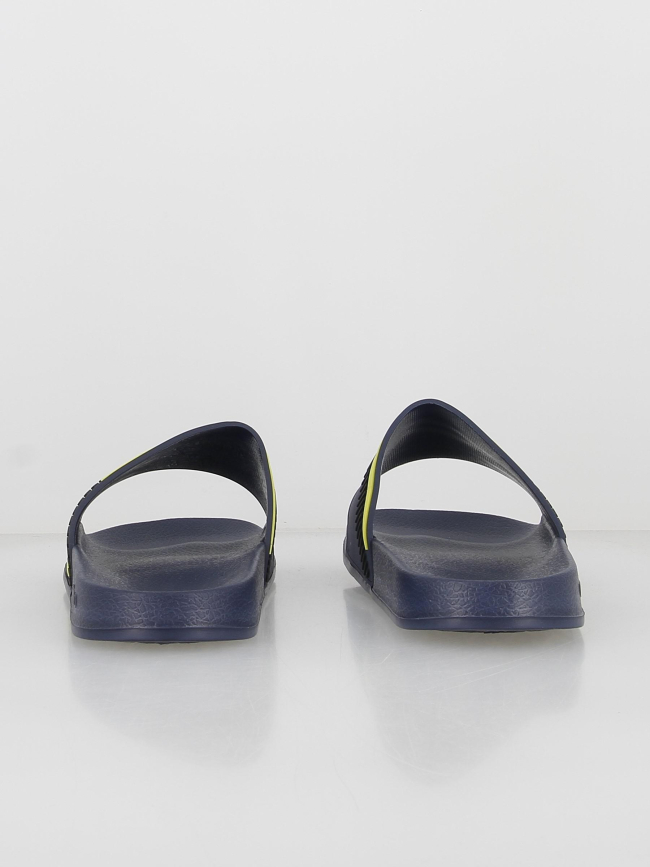 Claquettes ray bleu marine jaune homme - Umbro