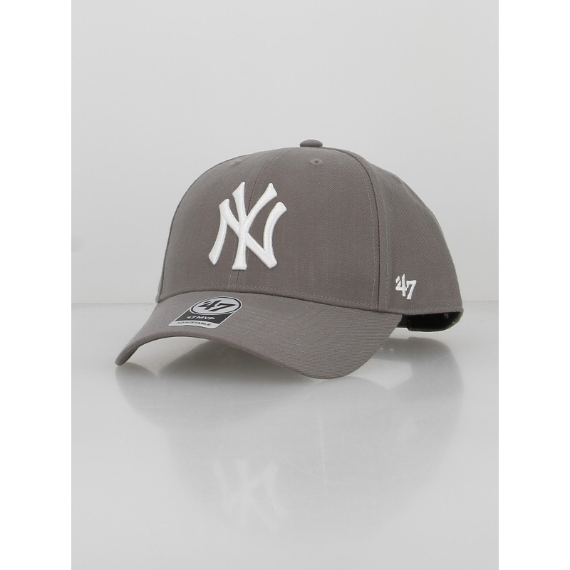 Casquette yankees snapback mvp gris foncé blanc - 47 Brand
